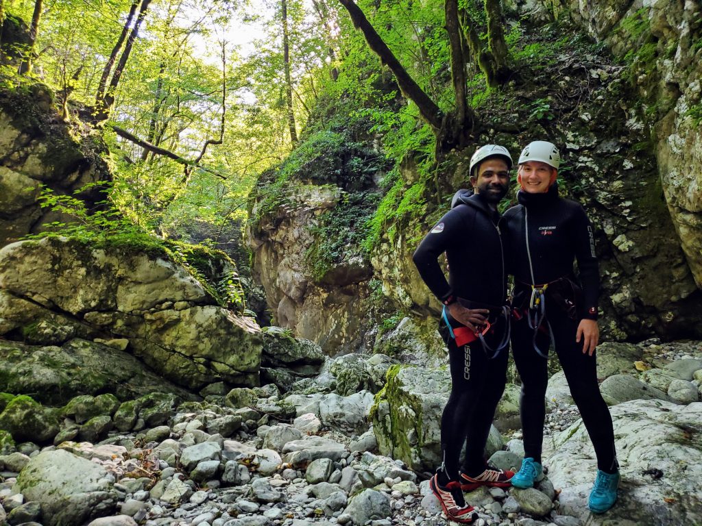 Canyoning in Slovenia