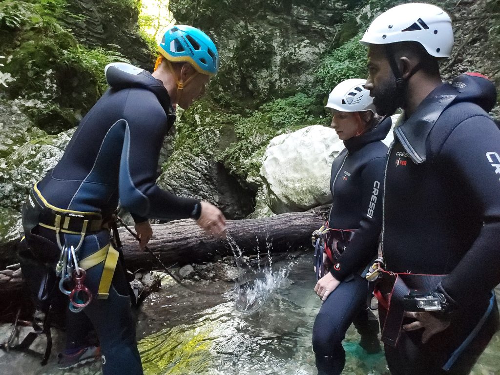 Canyoning in Slovenia
