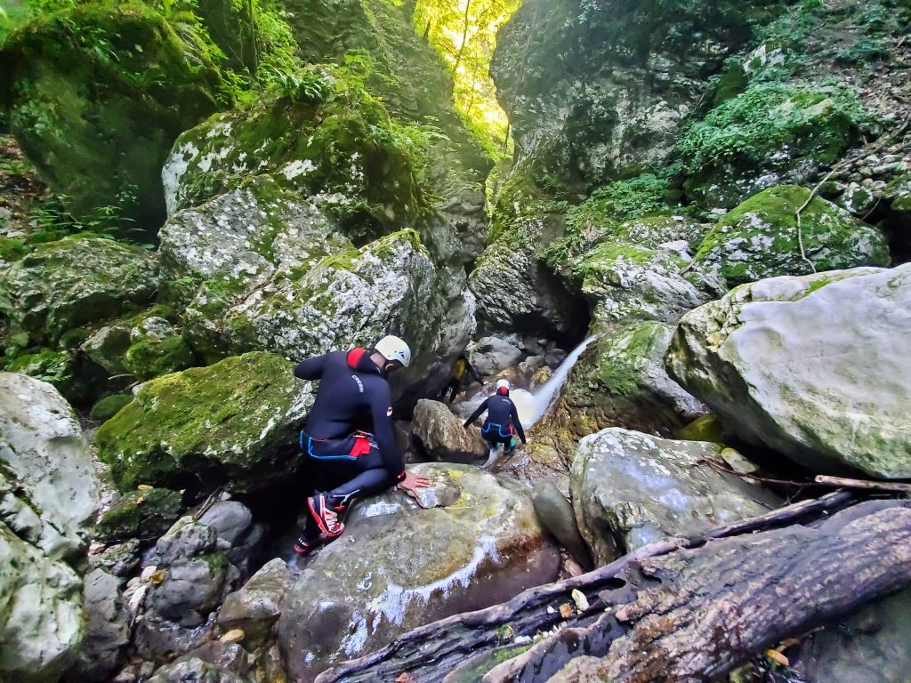 Canyoning in Slovenia