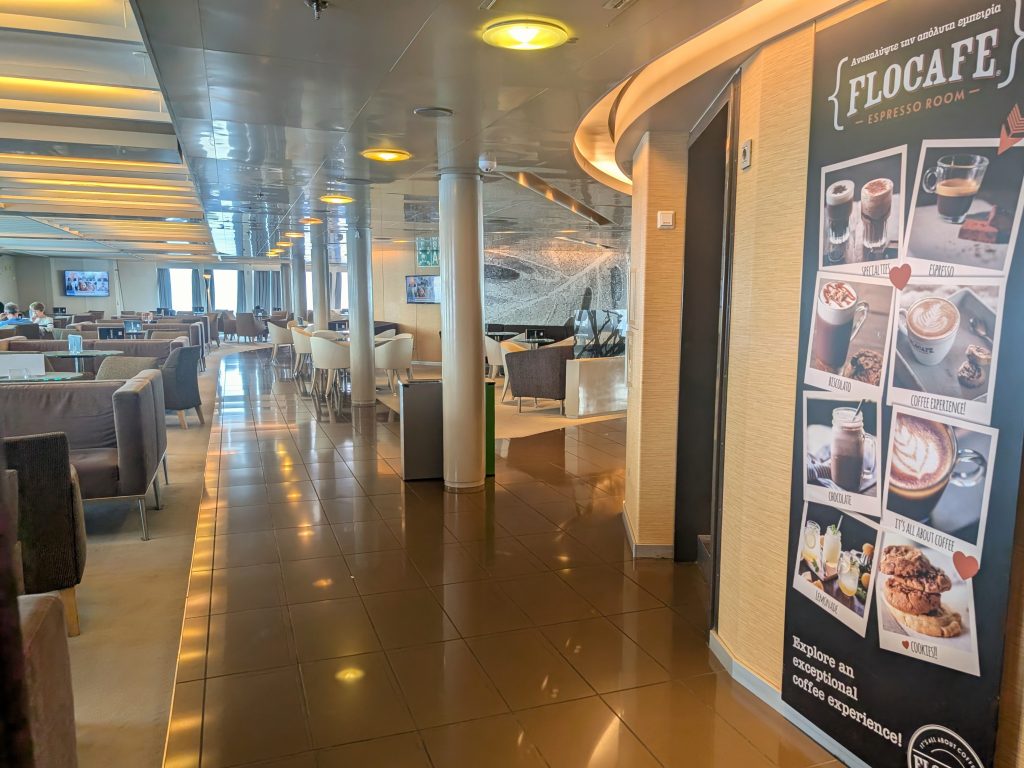 Blue Star Ferries Business Class Area