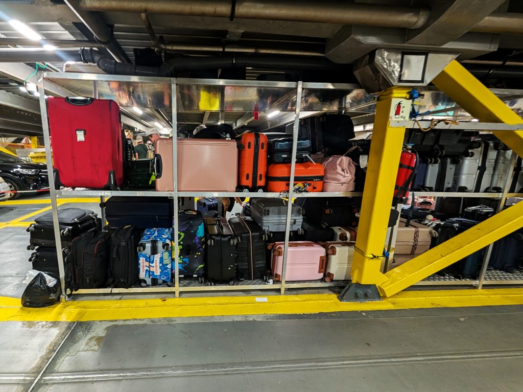 Seajets Luggage Area