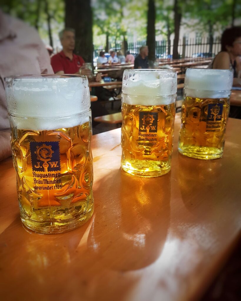 Augustiner-Biergarten in Munich