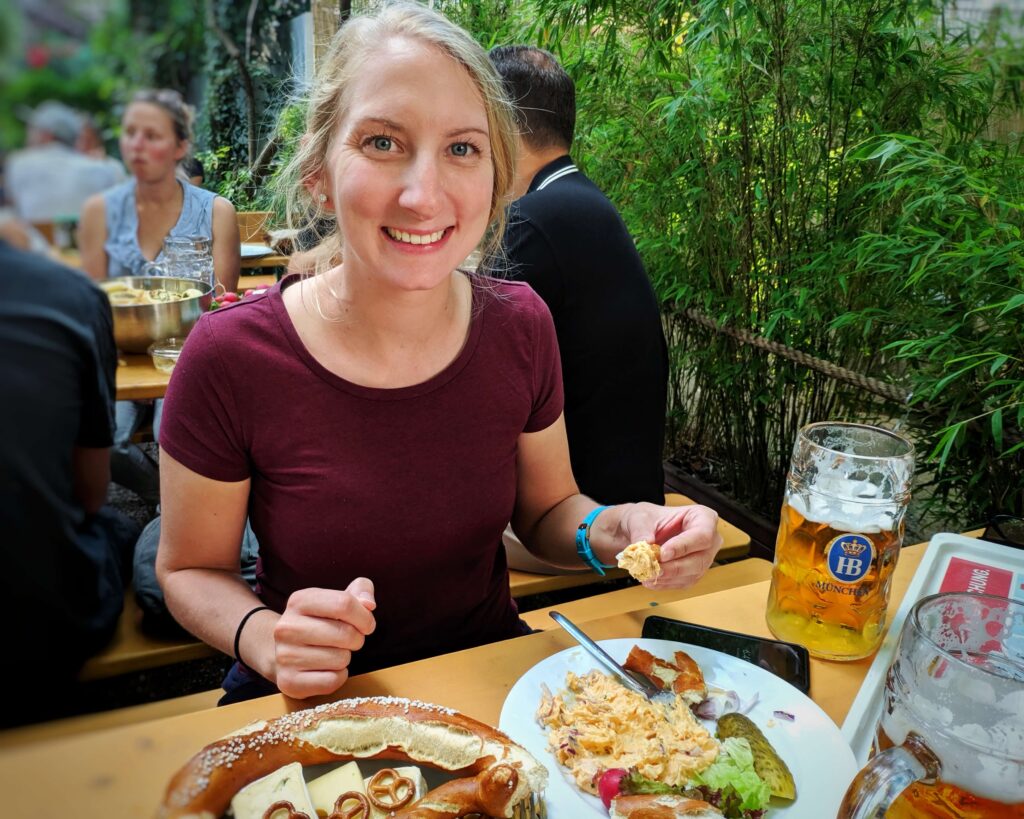 Hofbräukeller Beer Garden Munich
