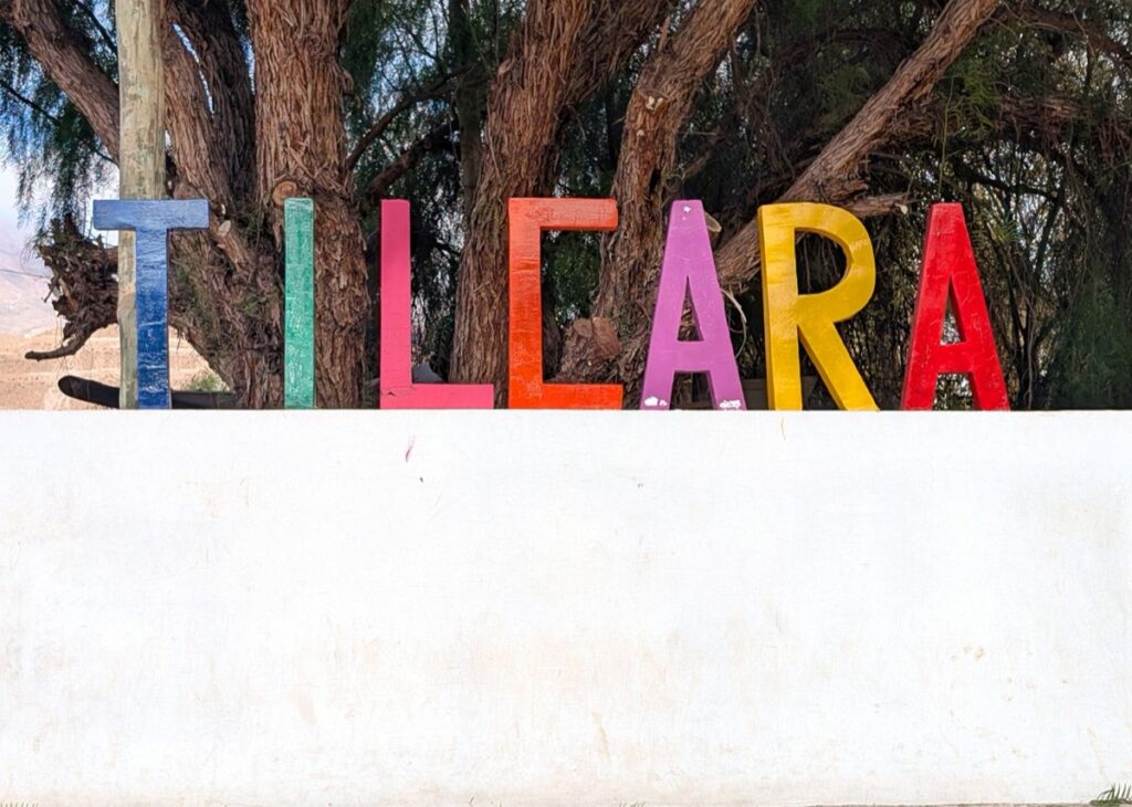 Tren Solar Tilcara Sign