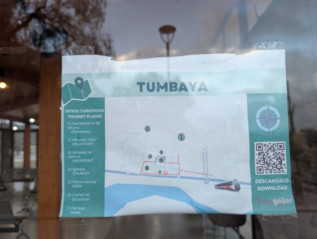 Tumbaya Tourist Map
